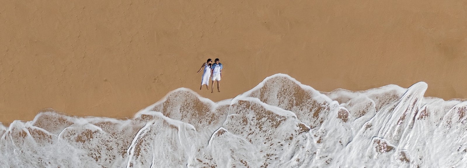 Couple photographed during a pre-wedding session by The Wedding Stories