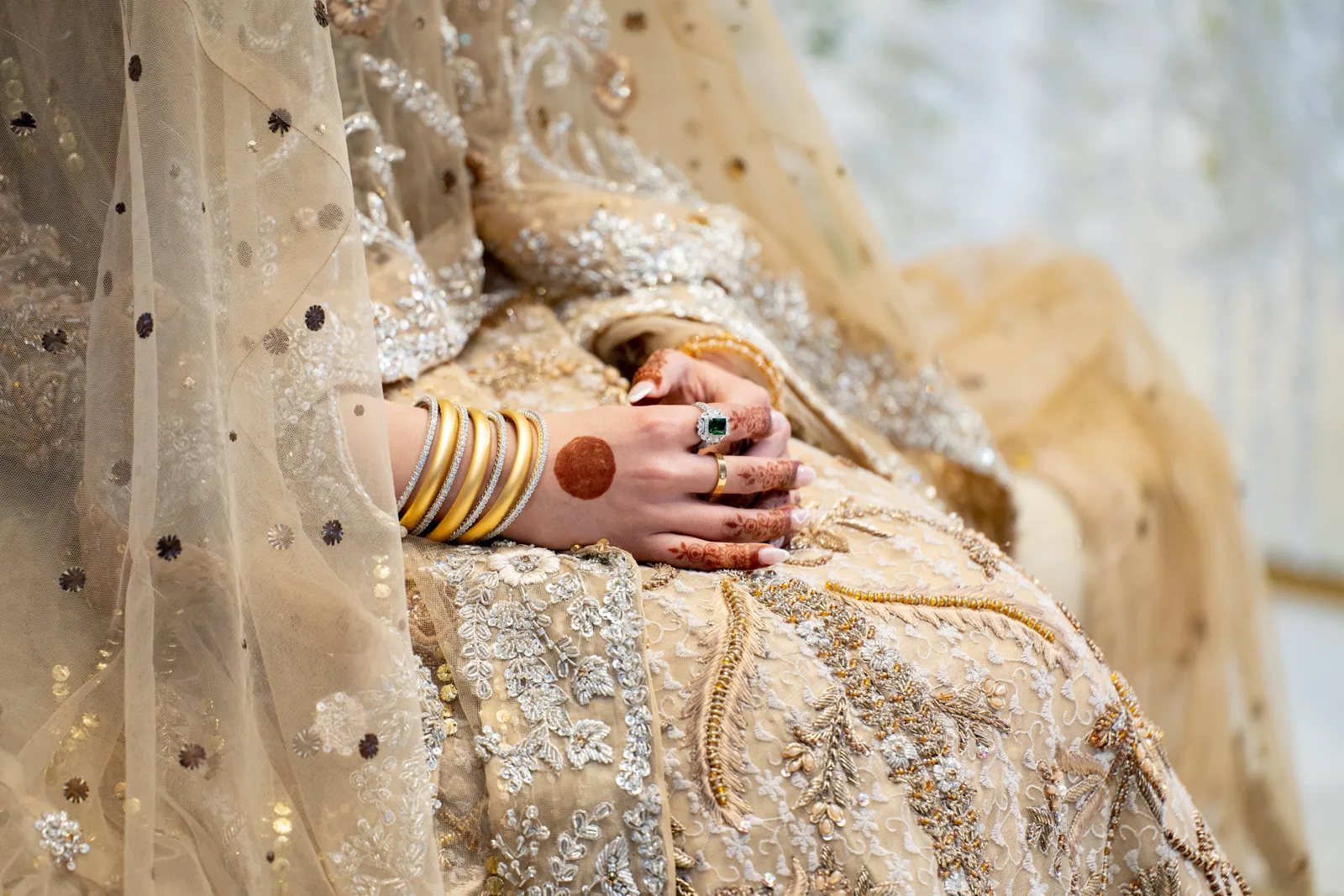 Elegant wedding portrait at Eden Venues