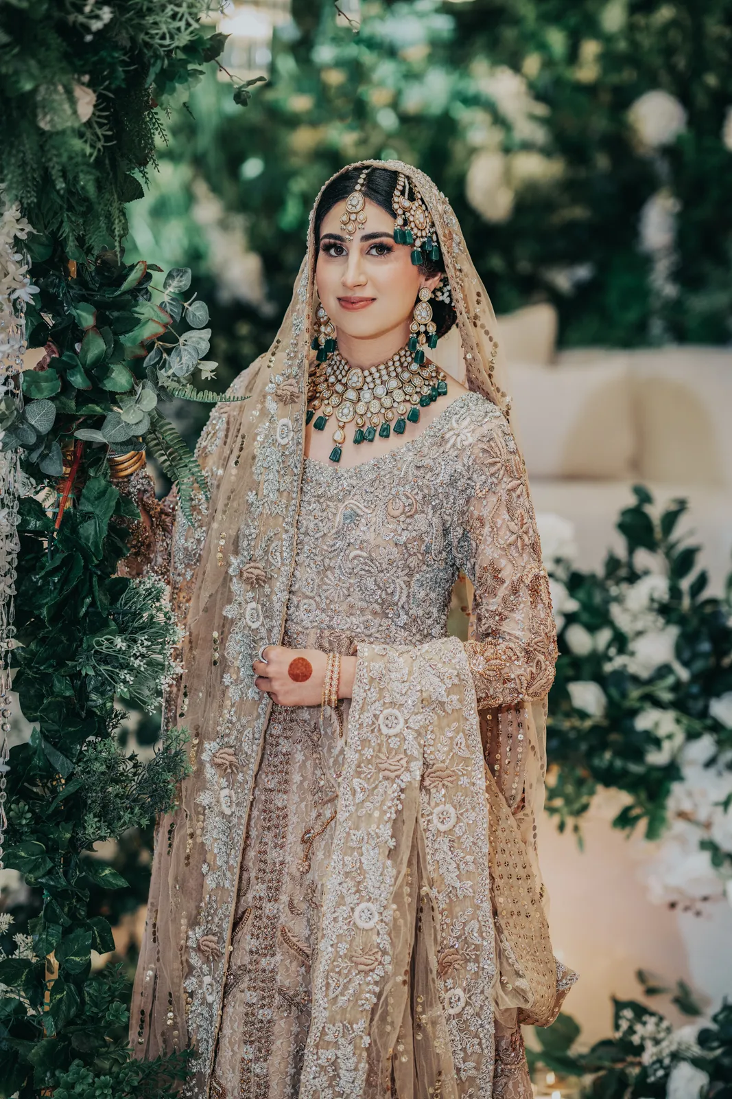 Wedding portrait detail at Eden Venues