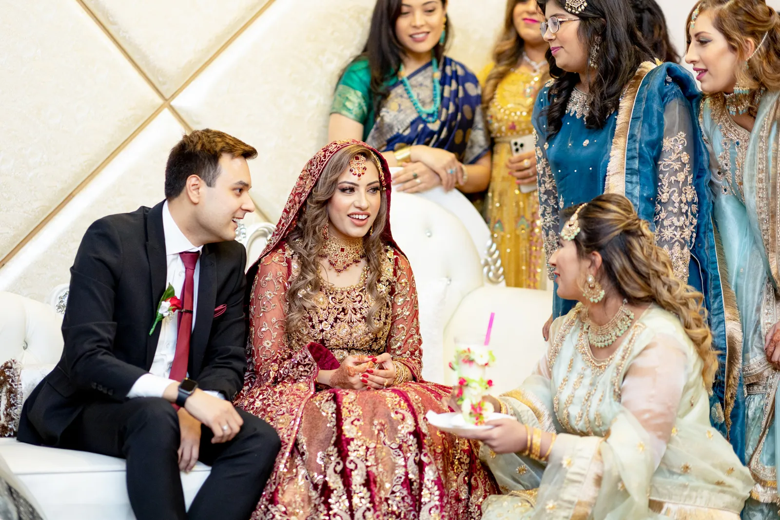 Pakistani wedding ceremony moment