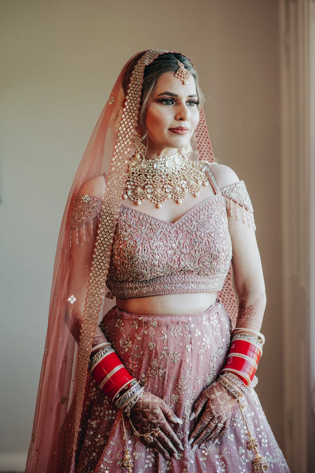 Punjabi wedding portrait